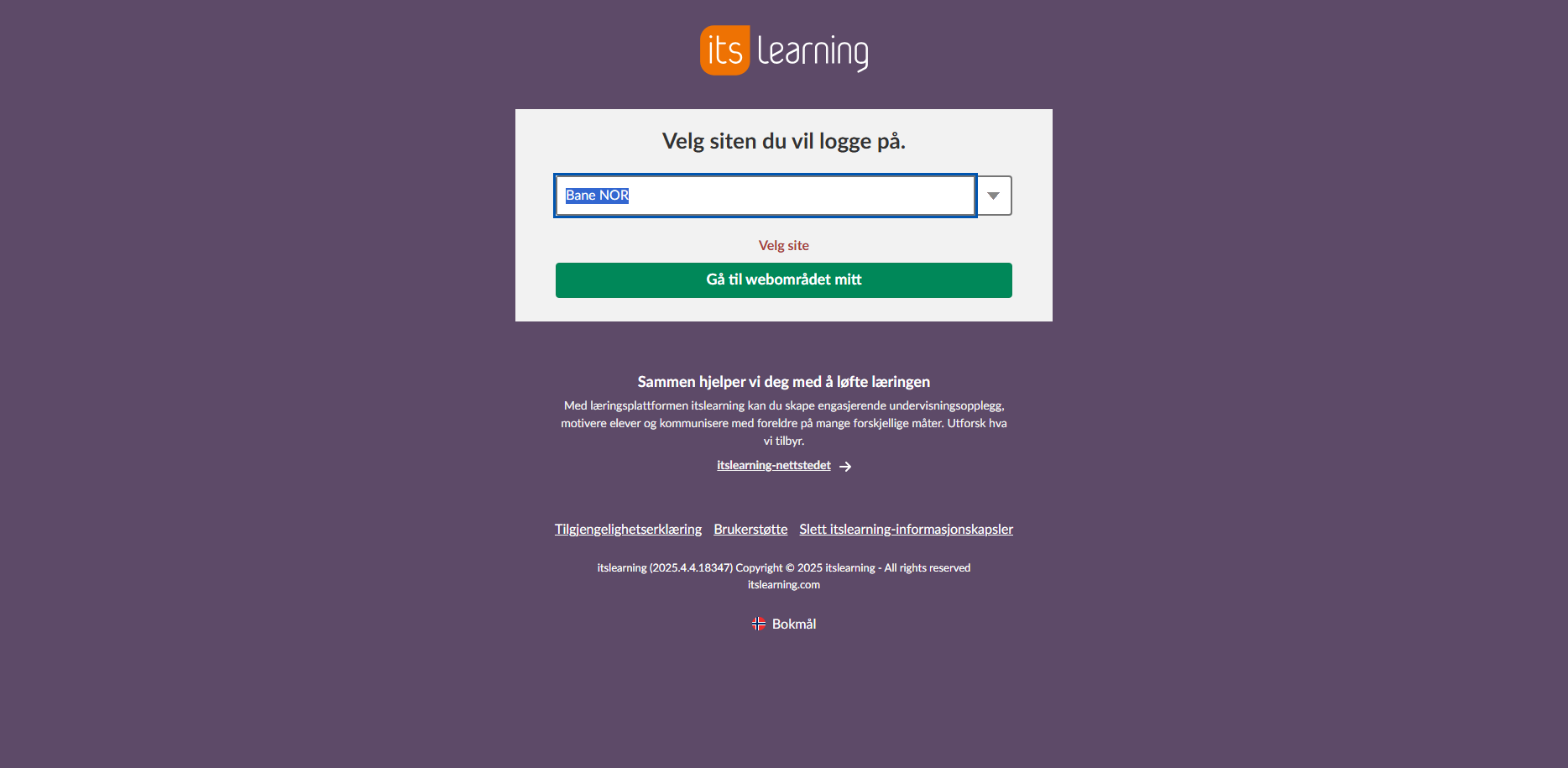 itsLearning Bane NOR