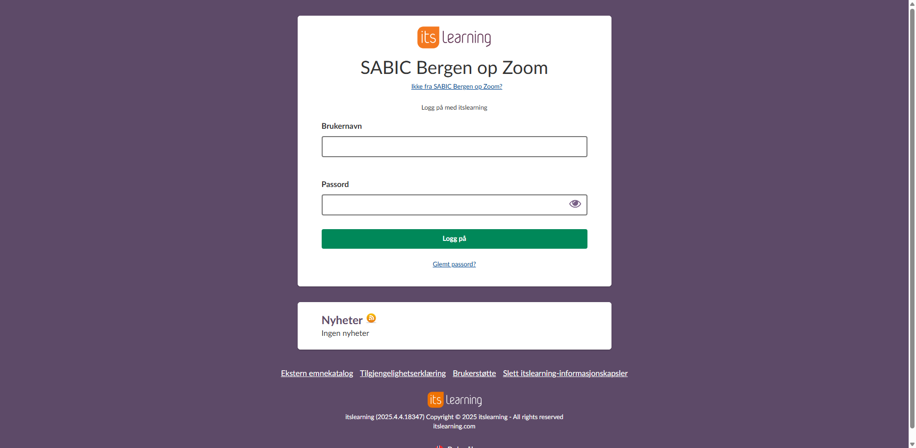 itslearning SABIC Bergen op Zoom